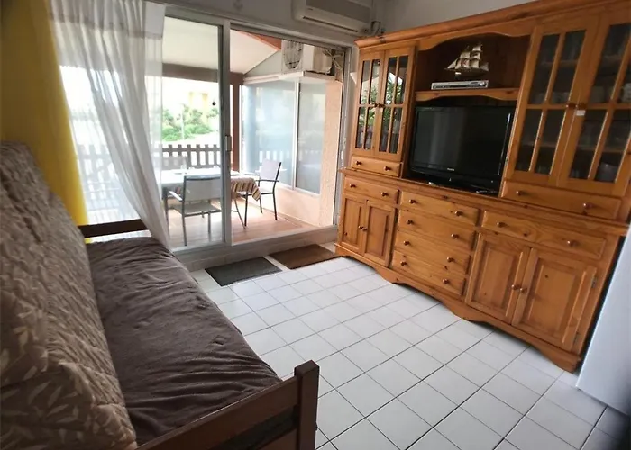 Apartamento T2 - 4 Pers, à 150m, Wifi, Parking Privé, Terrasse, Plancha - Fr-1-81-258 Le Barcarès